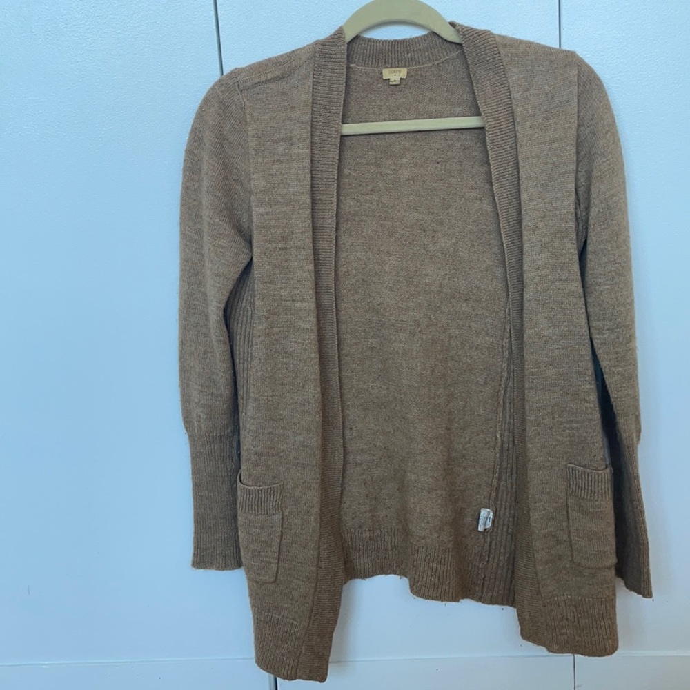 J.Crew wool and alpaca sweater cardigan